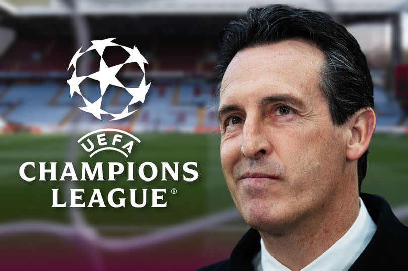 Unai Emery has his sights set on the Champions League as Villa currently sit 7 points ahead of Spurs