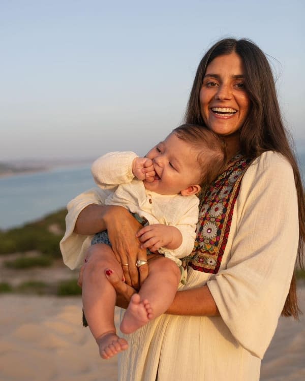 María García de Jaime y su hijo Federico 