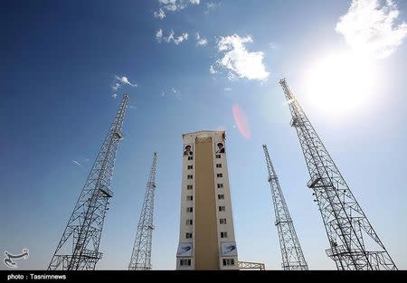 The Imam Khomeini Space Centre is seen in Iran, in this handout photo released by Tasnim News Agency on July 27, 2017. Tasnim News Agency/Handout via REUTERS