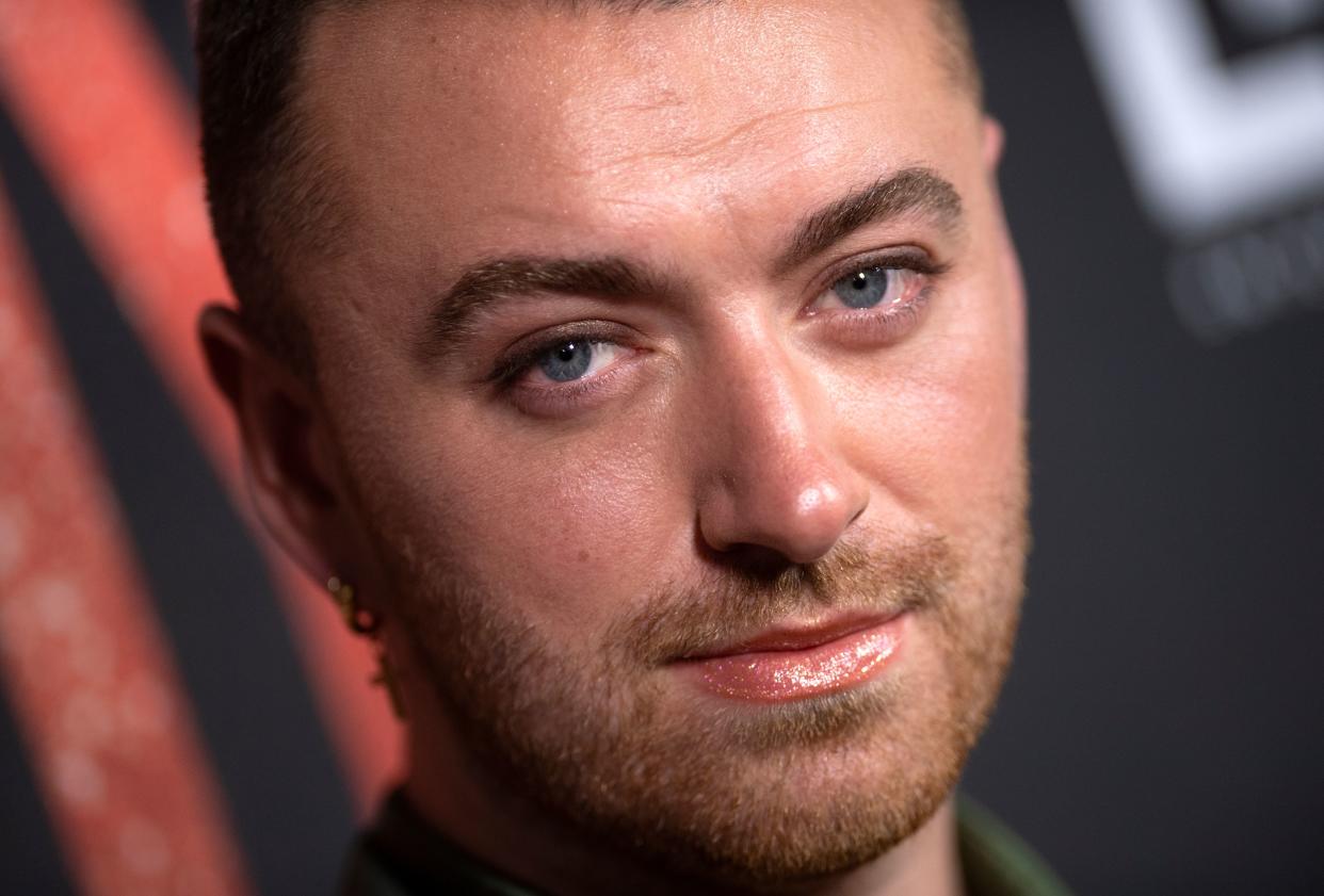 Singer Sam Smith is feeling confident and happy in their looks. (Photo: VALERIE MACON/AFP via Getty Images)