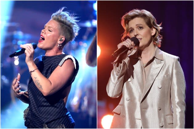 Pink-Brand-Carlile-Sinead-OConnor - Credit: Jeff Kravitz/FilmMagic; Amy Sussman/Getty Images for The Recording Academy