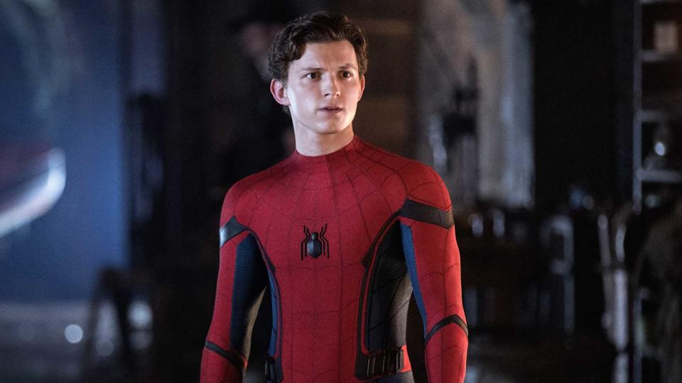 Tom Holland as the titular hero in 'Spider-Man: Far From Home'. (Credit: Marvel/Sony)