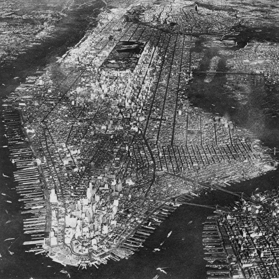 New York aerial 1920s - Getty