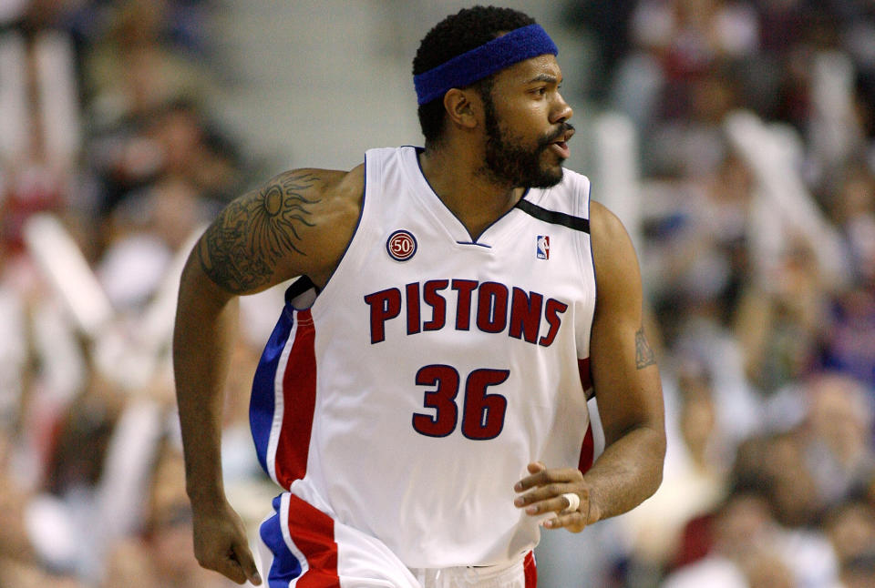 Rasheed Wallace, American philosopher. (Gregory Shamus/Getty Images)