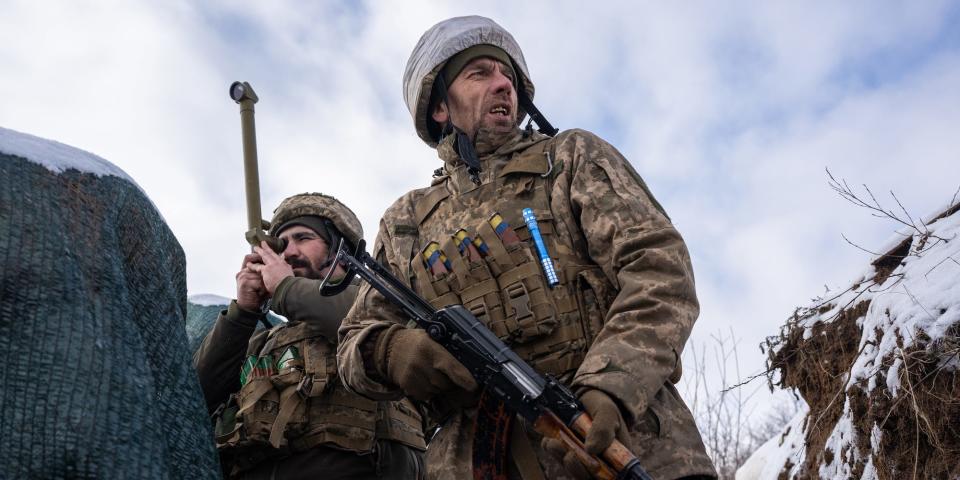 Ukrainian soldiers