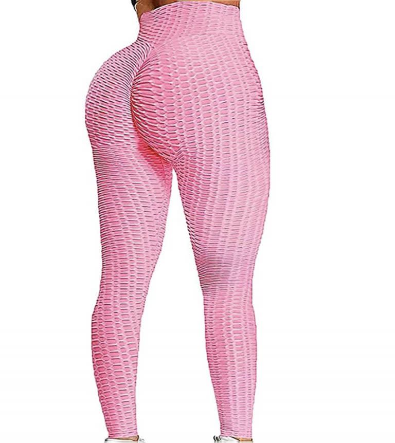 Pantalones de yoga Seasum de cintura alta para mujer. (Crédito: Amazon)