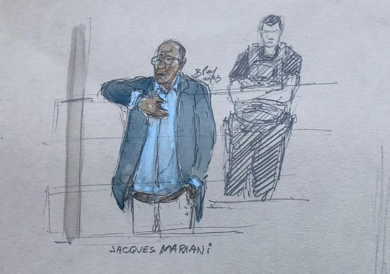 Jacques Mariani, lors de son procès pour évasion de prison en 2018, au palais de justice de Paris le 11 septembre 2023 (Benoit PEYRUCQ)