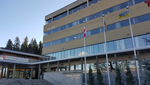 Numerous Prince George citizens spoke out against a proposed petrochemical and plastics facility in Pineview, southeast of the city, at a city council meeting Monday. (Andrew Kurjata/CBC - image credit)