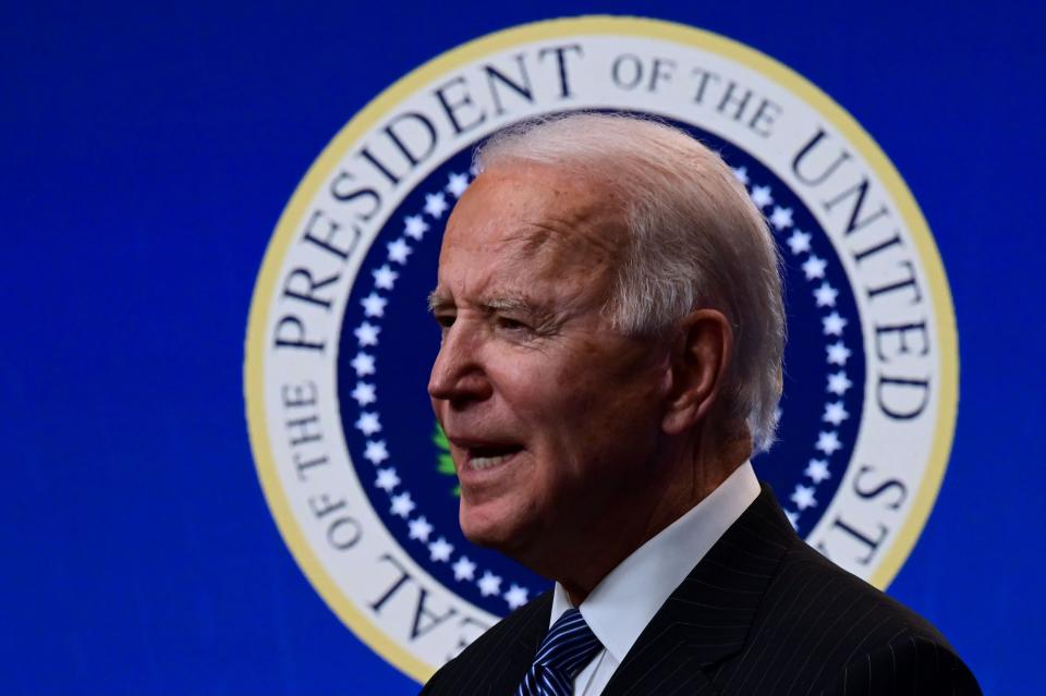 <p>US president Joe Biden</p> (AFP via Getty)