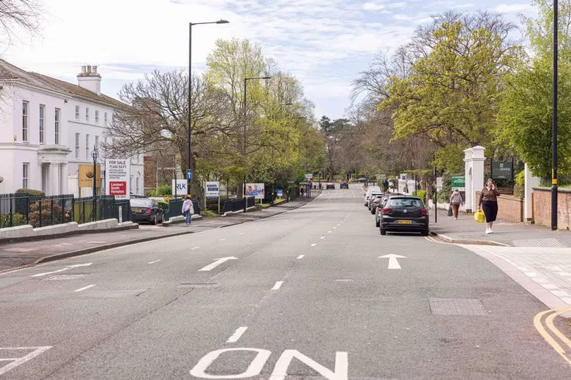 Calthorpe Road in Birmingham's leafy Calthorpe Estate