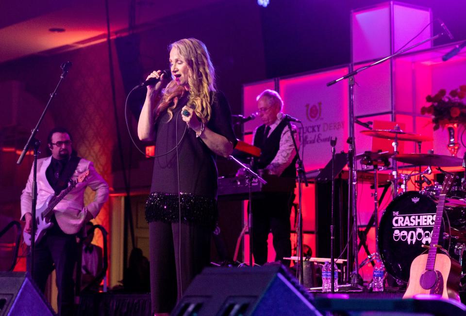 Joan Osborne performs at the Unbridled Eve Gala on May 6 in Louisville, Ky.