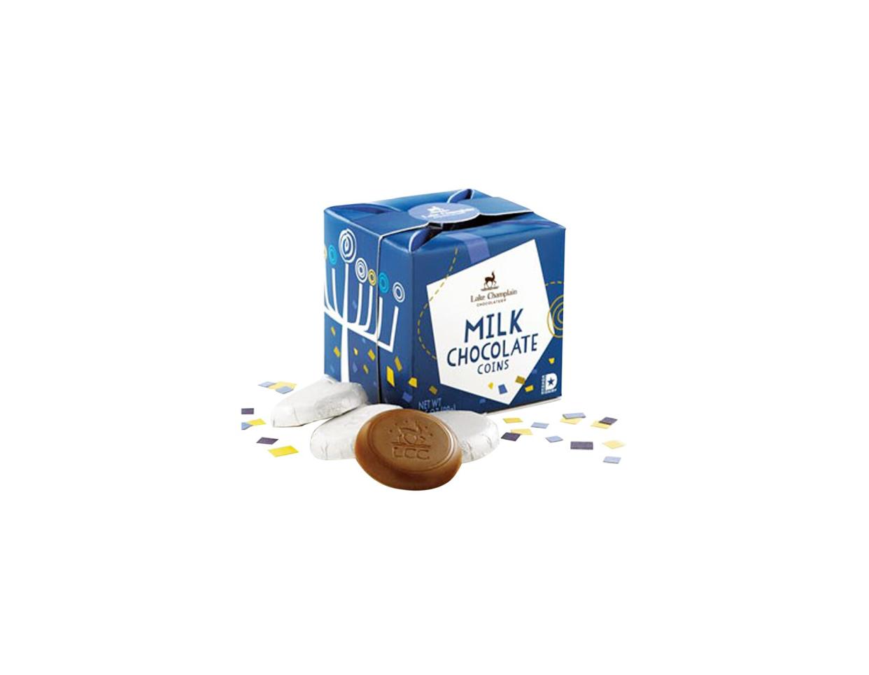 Lake Champlain Hanukkah Chocolate Coin Box