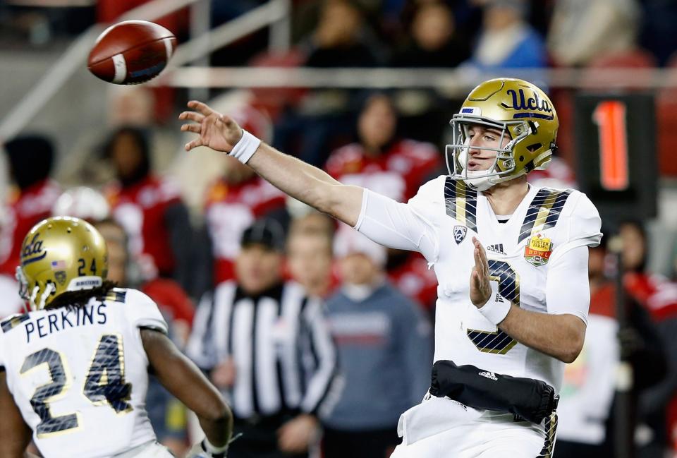 Josh Rosen once posted pictures of a hot tub in his dorm room to Instagram (Getty). 