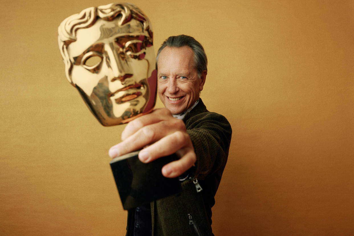 Award-winning actor, presenter, author and BAFTA ceremony host Richard E. Grant, photographed by Charlie Clift at BAFTA, 195 Piccadilly, London, U.K.

The show will air on 19 February 2023 on BBC One and BBC iPlayer from 19:00-21:00 (GMT) in the UK.

Image credit: BAFTA/Charlie Clift