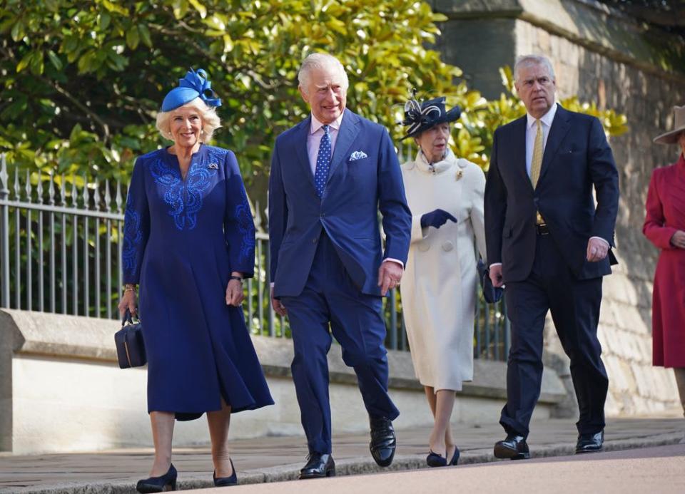 Princess Anne and the Duke of York were also in attendance