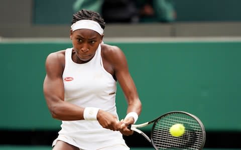 Cori Gauff of the US - Credit: REX