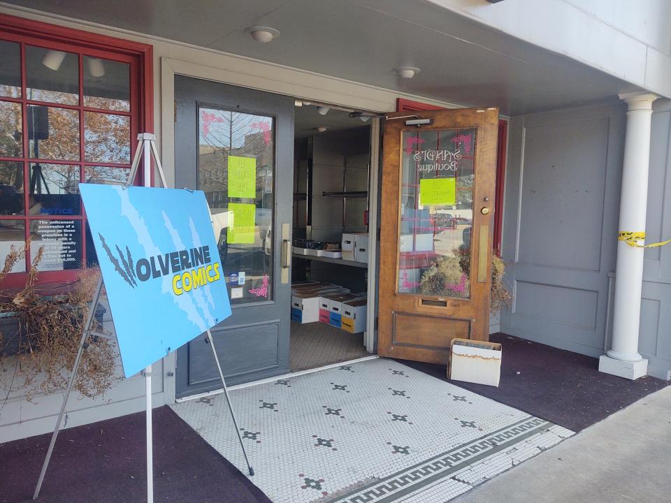 Wolverine comics temporarily reopened for a fire sale Thursday at Kelly Square