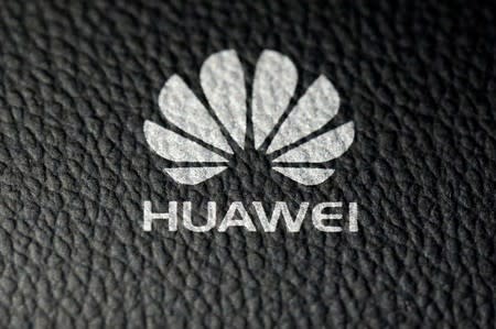 FILE PHOTO: A Huawei device is pictured in the Manhattan borough of New York