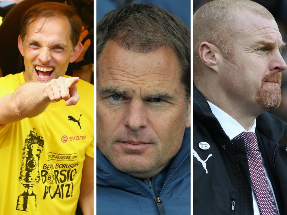 Tuchel is early favourite - but De Boer and Dyche could also be in the frame 