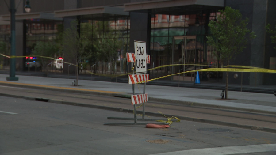 The Denver Police Department is investigating how and why a glass window broke from a tall building downtown on Sunday. (KDVR)