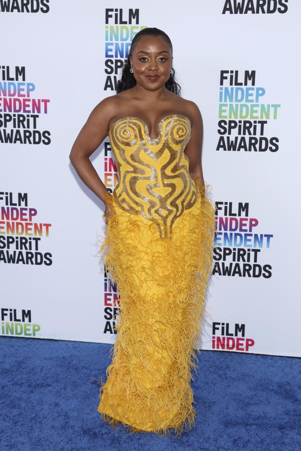 Quinta Brunson attends the 2023 Film Independent Spirit Awards on March 04, 2023 in Los Angeles.
