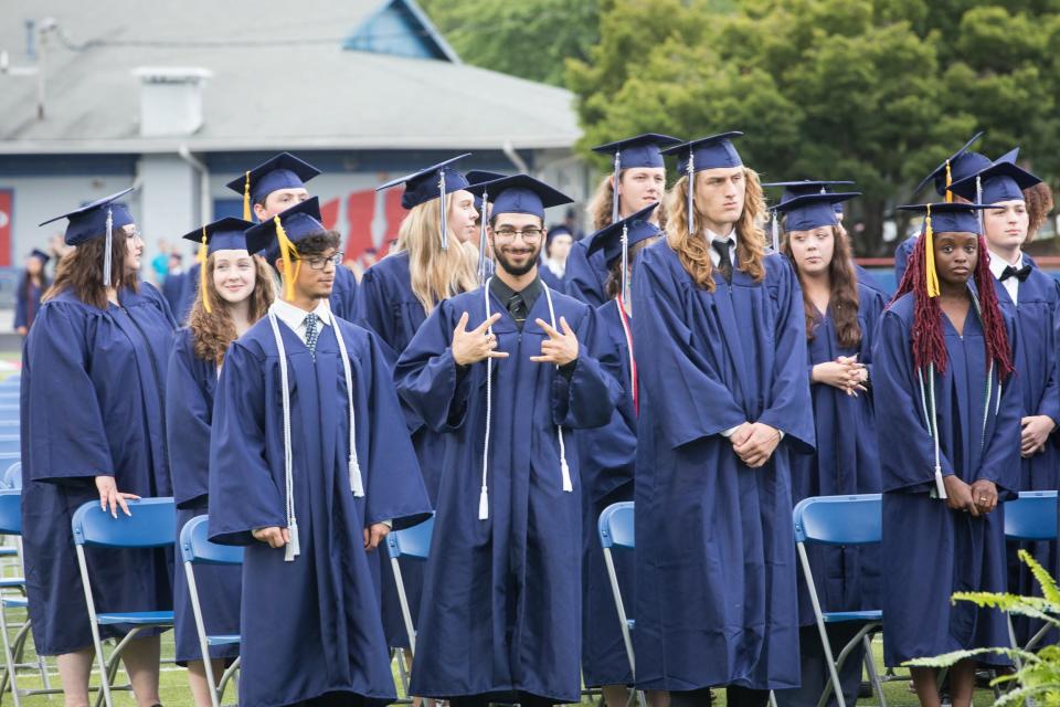 West Henderson High School celebrated its class of 2022 Friday night at Johnson Field. [PAT SHRADER/ SPECIAL TO THE TIMES-NEWS]