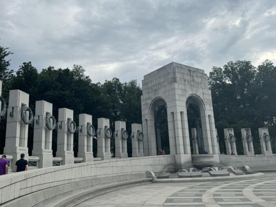 A place for reflection: the World War Two Memorial on the National Mall in Washington, DC. (Photo: John Partipilo