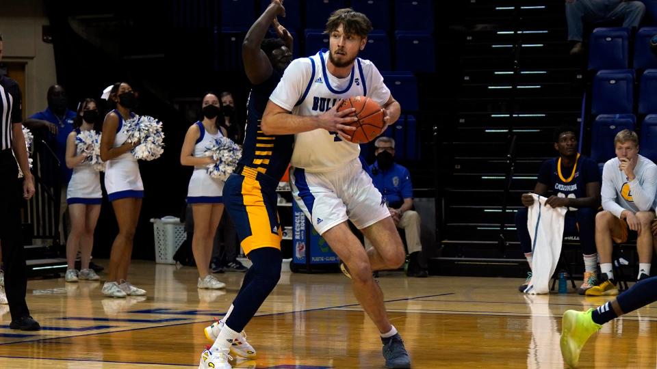 Drew Pember, a 6-foot-10 transfer from Tennessee, has quickly become a stats giant at UNC Asheville.