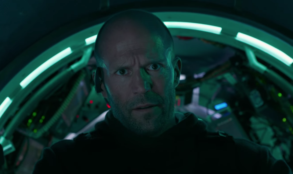 Jason Statham is deep sea rescue diver Jonas Taylor in <i>The Meg</i> (WB)