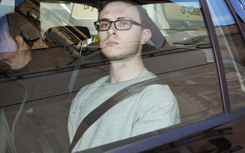 Alex Deakin leaving Westminster Magistrates Court  - Credit: London News Pictures