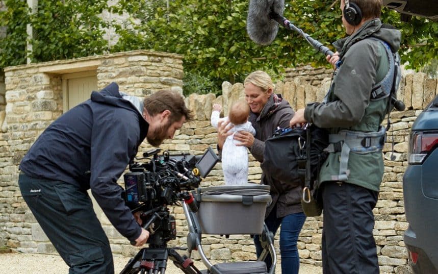 Zara Tindall with baby Lena - Â©Darrin Jenkins 2018