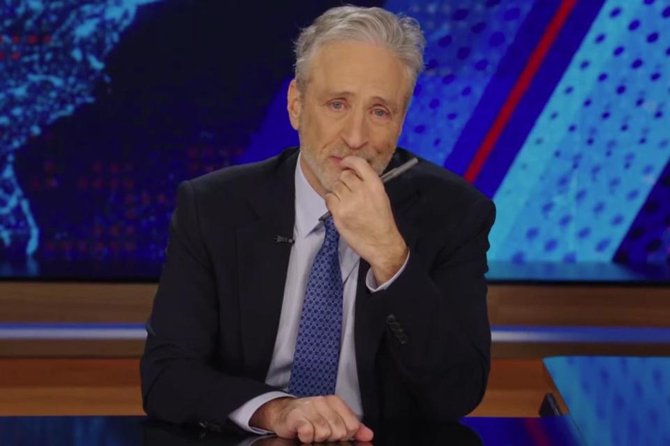 <p>The Daily Show/Youtube</p> Jon Stewart
