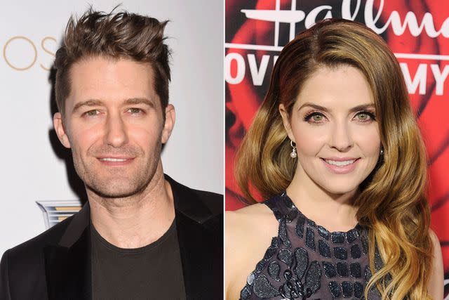 <p>getty (2)</p> Matthew Morrison and Jen Lilley