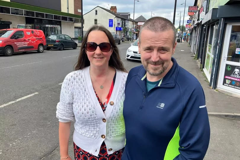 Maria White (left) and Tim White (right).