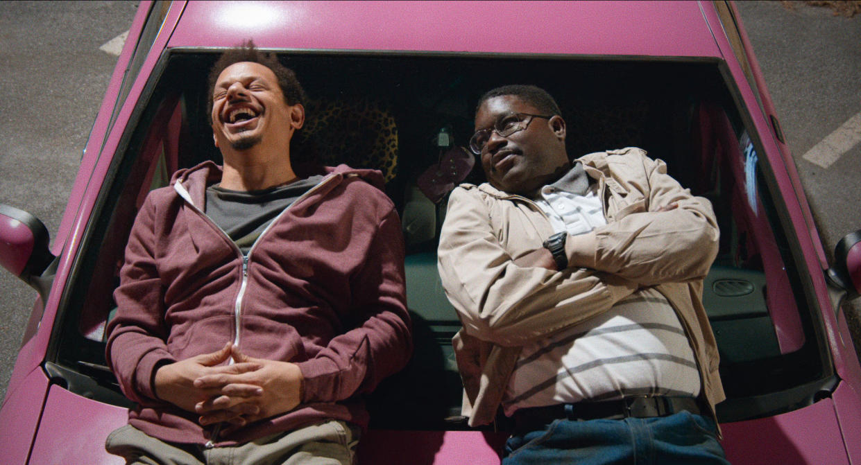 Eric Andre and Lil Rel Howery in 'Bad Trip' (Netflix)