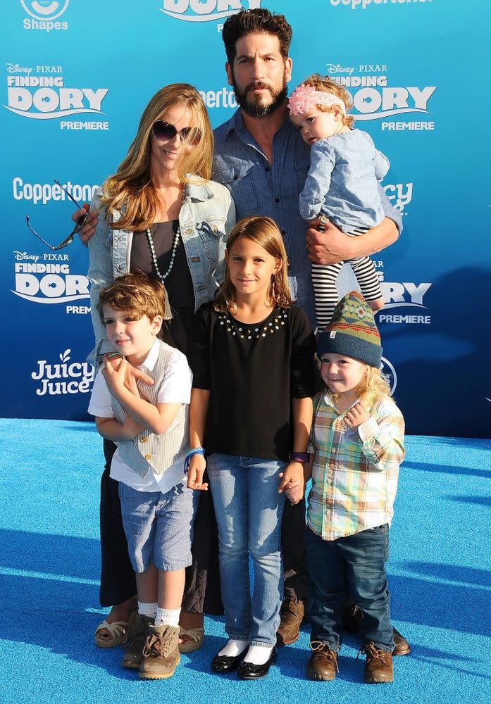 Jon Bernthal and family
