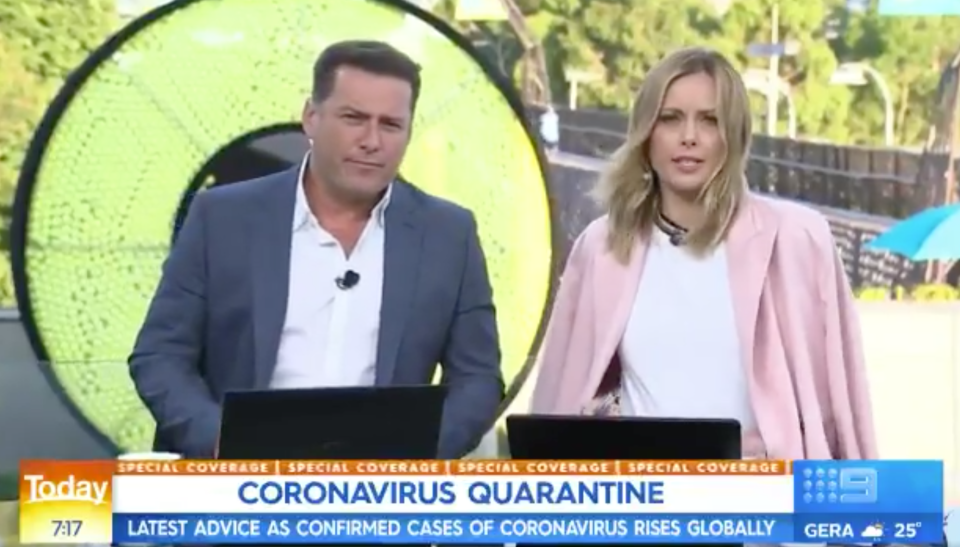 Karl Stefanovic likened Australians trapped in Wuhan to nuclear waste on Thursday morning. Source: Today