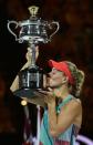 Kerber kisses The Daphne Akhurst Memorial Cup