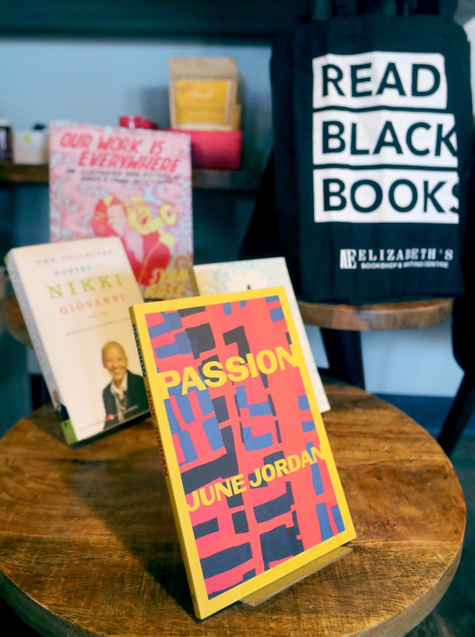 Books by Black authors are on display at Elizabeth's Bookshop & Writing Centre in Akron.