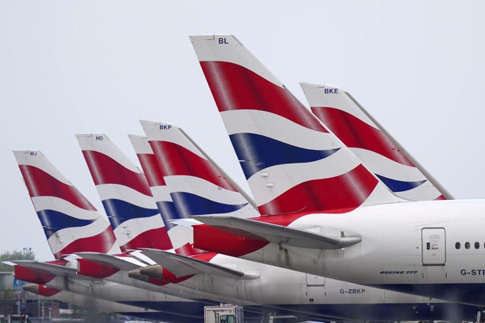 The owner of British Airways and Iberia has seen its revenues recover to pre-pandemic levels and revealed it returned to profit in the third quarter (Steve Parsons/PA) (PA Wire)