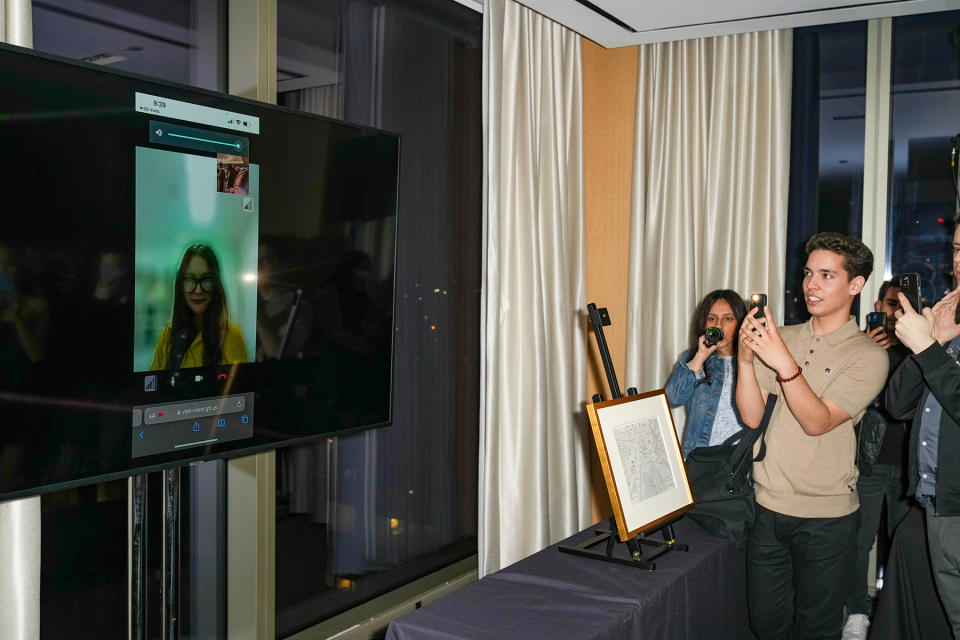 Anna Delvey launched her solo art exhibit titled, “Allegedly” at the Public Hotel in New York City on May 19, 2022 - Credit: John Nacion/STAR MAX/IPx/AP