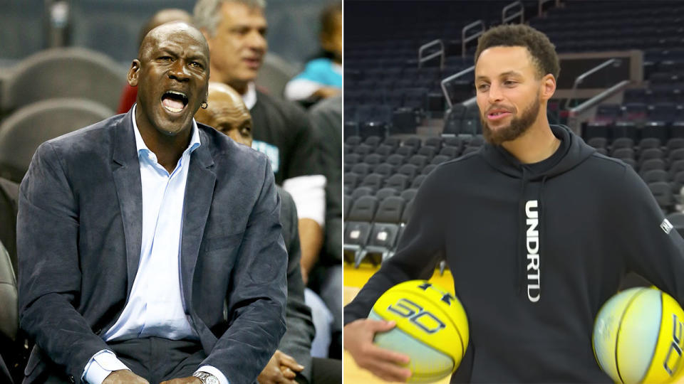 Steph Curry has brushed off MJ's Hall of Fame comments.