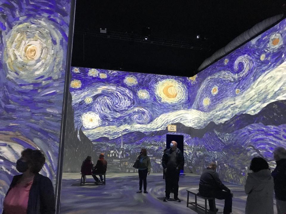 Miriam Zinter of Brighton traveled to Buffalo in October to see "Beyond van Gogh: The Immersive Experience," where she took this photo.