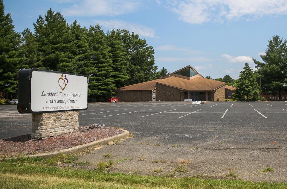 The Lankford Funeral Home and Family Center is shown in Jeffersonville on July 2, 2022.