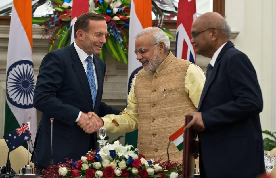 INDIA-AUSTRALIA-DIPLOMACY-NUCLEAR-DEAL