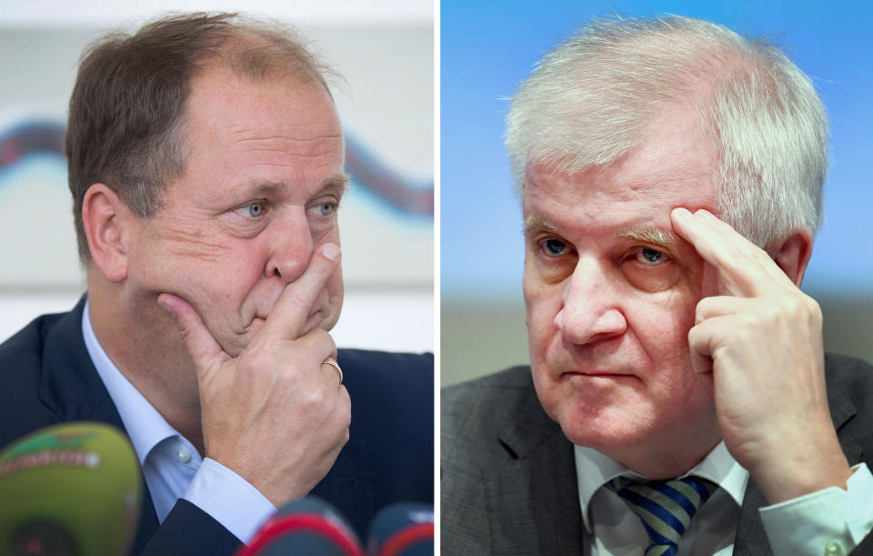 In der Kritik: Joachim Stamp (l.) und Horst Seehofer. (Bild: dpa)