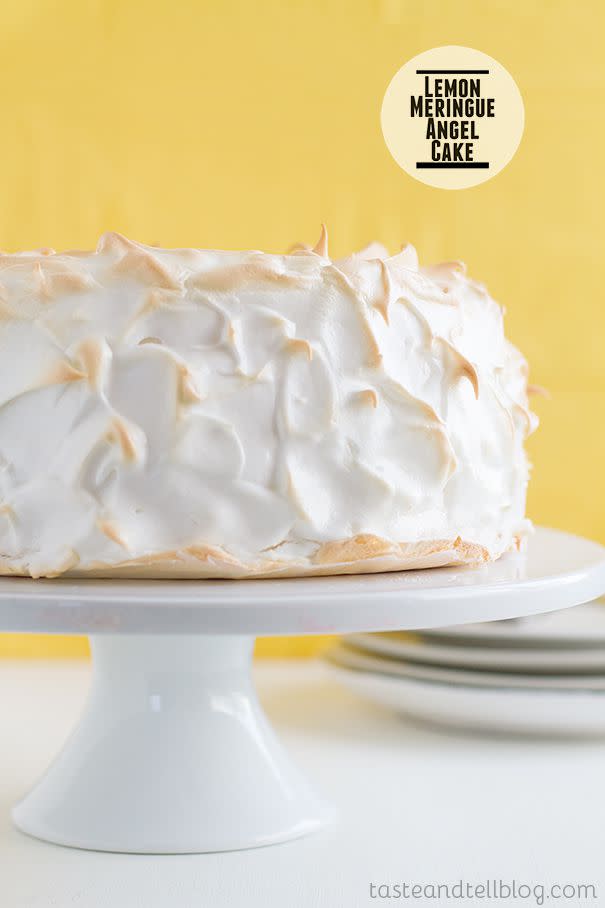 Lemon Meringue Angel Cake