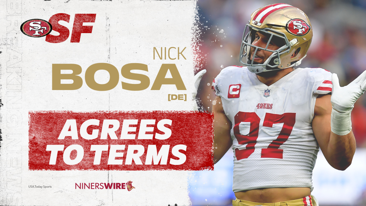 San Francisco 49ers EDGE Nick Bosa signs five-year, $170 million extension, NFL News, Rankings and Statistics