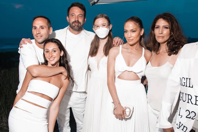 <p>Michael Rubin</p> Photo from Michael Rubin's 2023 White Party that includes Jennifer Lopez, Ben Affleck, and his daughter Violet