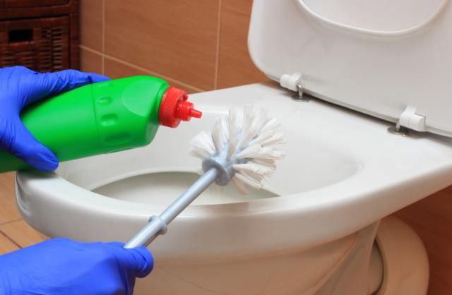 There's Actually an Easy Way to Clean A Gross Toilet Brush 